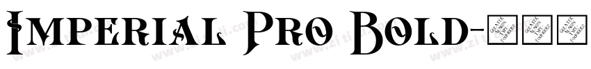 Imperial Pro Bold字体转换